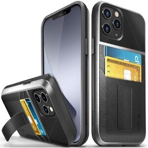 Vena Legacy Card Holder Case Compatible with Apple iPhone 12/12 Pro (6.1"-inch)
